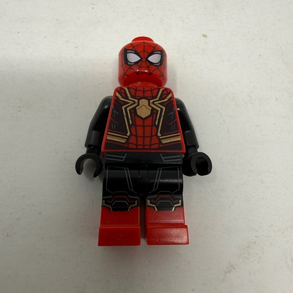 LEGO Spider-Man Integrated Suit Minifigure Marvel No Way Home Red Black Gold